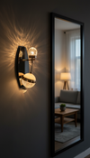 WALL LIGHT (W-0628Bk+RG) 3IN1 LIGHTS