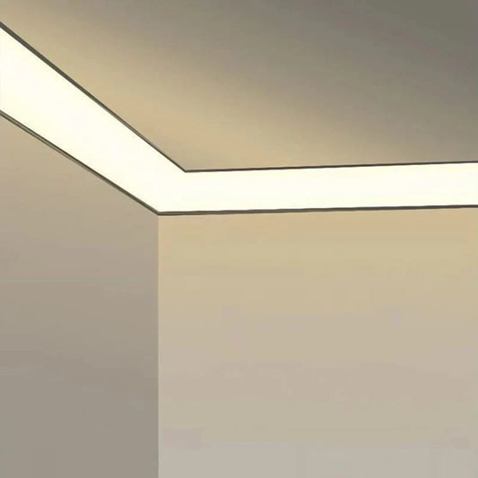 100mm Ceiling Corner 45 Degree Aluminum Profile Light 4 Inch (10 feet)