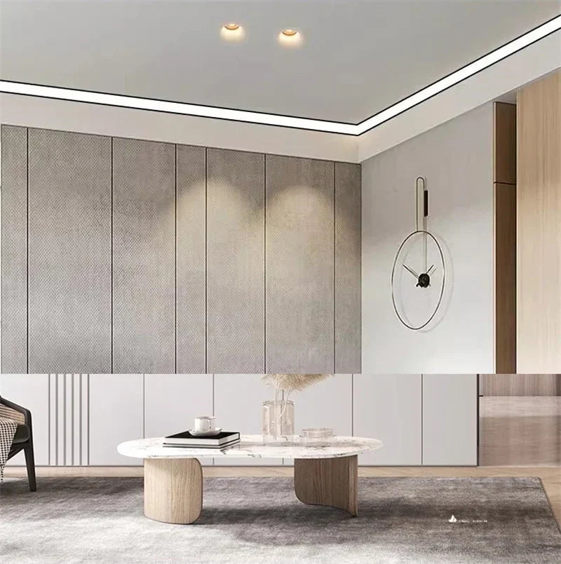 100mm Ceiling Corner 45 Degree Aluminum Profile Light 4 Inch (10 feet)